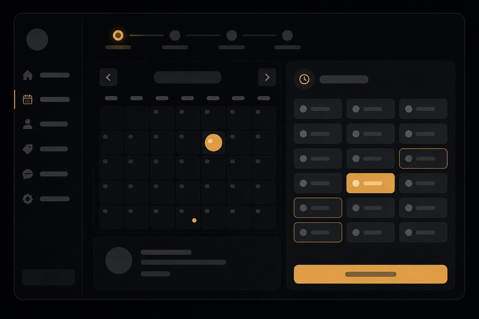 Mockup de agendamento online criado pela MB Studio